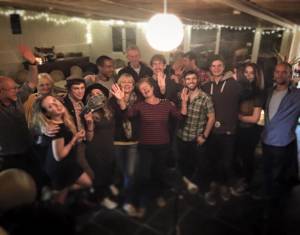 Last gig of the tour at the Llys Medgyy