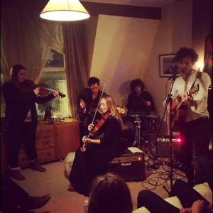 The Swell at a house gig November 2014