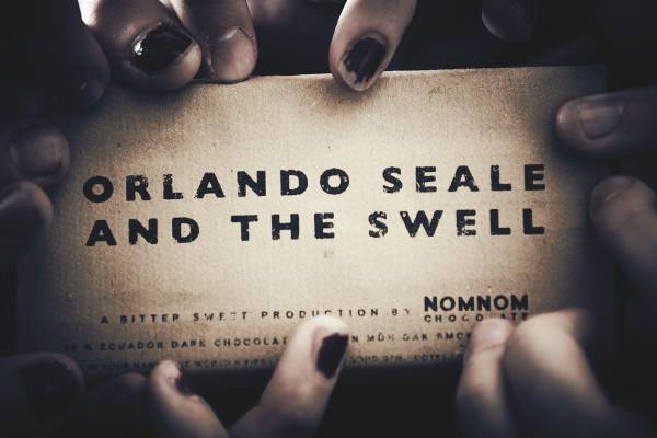 Promotional photo for Orlando Seale and The Swell chocolate bar launch