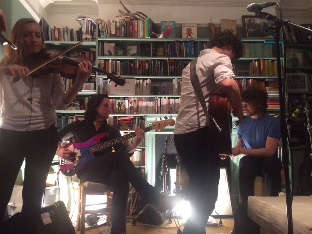 House concert at Orlando's flat in London
