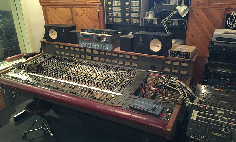 Control Room at Bark Studios