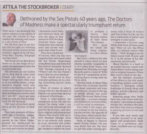 Attila The Stockbroker - Review 