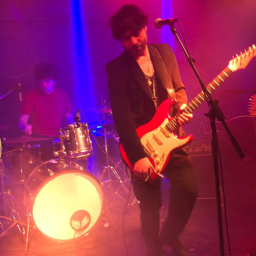 Jamie Perrett and me at the Macbeth, Hoxton, London