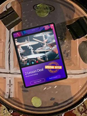 Private Drum Lessons - 2 Lesson Starter Deal (Online)