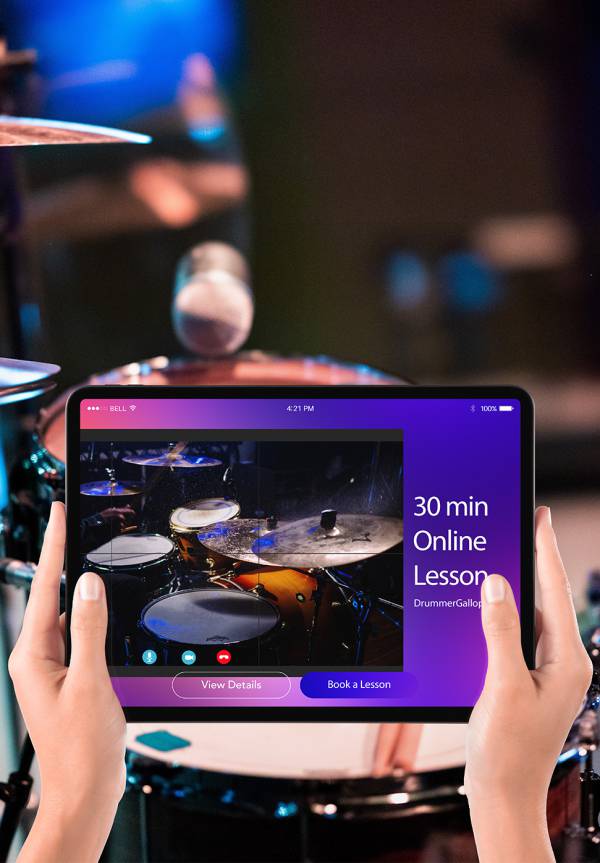 Private Drum Lesson 30min (Online)