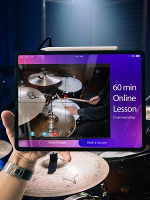 Private Drum Lesson 60min (Online)